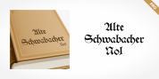 Alte Schwabacher No1 Pro font download