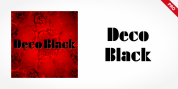 Deco Black font download