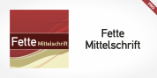 Fette Mittelschrift Pro font download