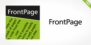 Frontpage Pro font download