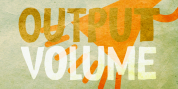Output Volume font download