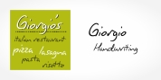 Giorgio Handwriting font download