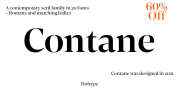 Contane font download