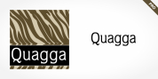 Quagga Pro font download