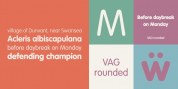 VAG Rounded font download