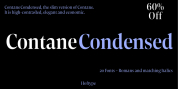 Contane Condensed font download