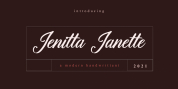 Jenitta Janette font download