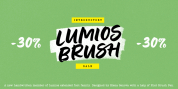 Lumios Brush font download