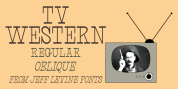 TV Western JNL font download