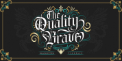 The Quality Brave font download