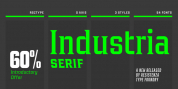 Industria Serif font download