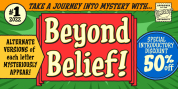Beyond Belief font download