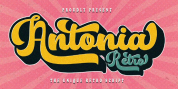 Antonia Retro font download