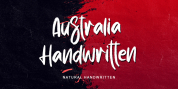 Australia Handwritten font download