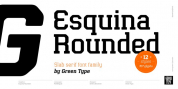 Esquina Rounded font download