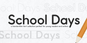 School Days font download