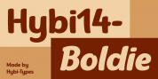 Hybi14 Boldie font download