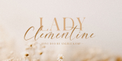 Lady Clementine font download