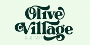 Olive Village font download
