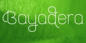 Bayadera 4F font download