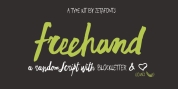 Freehand Brush font download