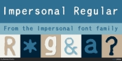 Impersonal font download