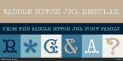 Saddle Hitch JNL font download