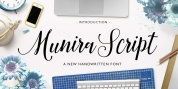 Munira Script font download