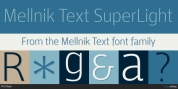 Mellnik Text font download