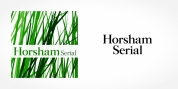 Horsham Serial font download