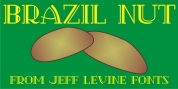 Brazil Nut JNL font download
