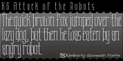 KG Attack of the Robots font download