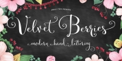 Velvet Berries font download