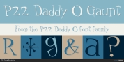 P22 Daddy O font download