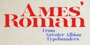 Ames' Roman font download