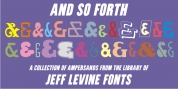 And So Forth JNL font download