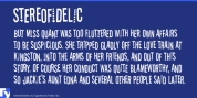 Stereofidelic font download