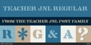Teacher JNL font download