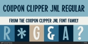 Coupon Clipper JNL font download