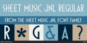 Sheet Music JNL font download