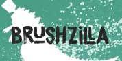 Brushzilla font download