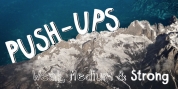 Push Ups font download