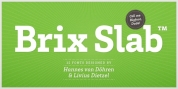 Brix Slab font download