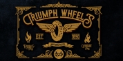 Triumph Wheels font download