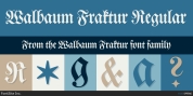 Walbaum Fraktur font download