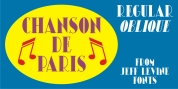 Chanson De Paris JNL font download