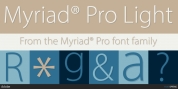 Myriad Pro font download