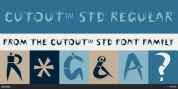 Cutout Std font download