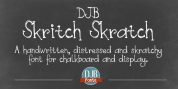 DJB Skritch Skratch font download
