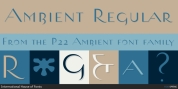 P22 Ambient font download